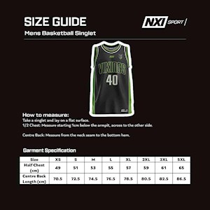 NXI Vikings Basketball Jersey