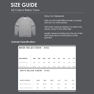 Flinders Uni Education Embroidered Relax Crew - White Marle