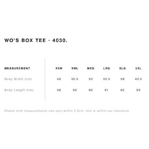 Blue Wren Box Tee- Navy