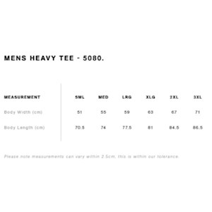 Top To Bottom Heavy Long Sleeve White Tee - Mens