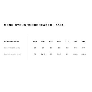 Floral Image Mens Black Windbreak Jacket 