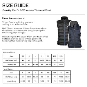 Floral Image Puffer Vest (M&amp;F)