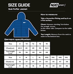 Glenunga FC Hooded Puffer Jacket