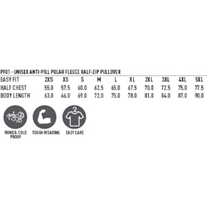 Grout Dogs Polar Fleece Quarter Zip