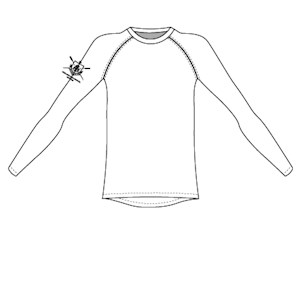 Adelaide High School Rowing LS Compression top