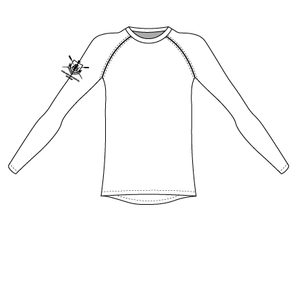 Adelaide High School Rowing LS Compression top