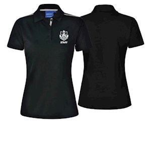 All Staff - AHS Staff SS Black Polo 