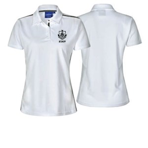 All Staff - AHS Staff SS White Polo 