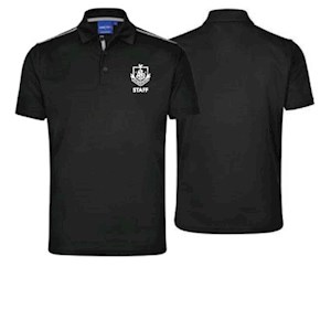 All Staff - AHS Staff SS Black Polo 