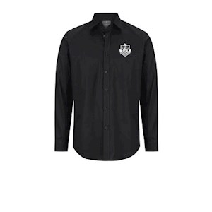 Admin/SSO/Corporate  -AHS Staff Mens LS Black Shirt 