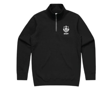 All Staff - AHS Staff Black QTR Zip 