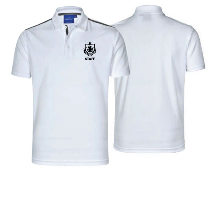 All Staff - AHS Staff SS White Polo 