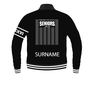 Adelaide High School 2026 Seniors Jacket - Black