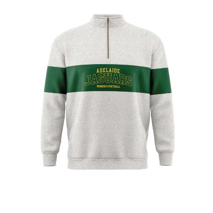 Adelaide Jaguars Panel Qtr Zip Jumper