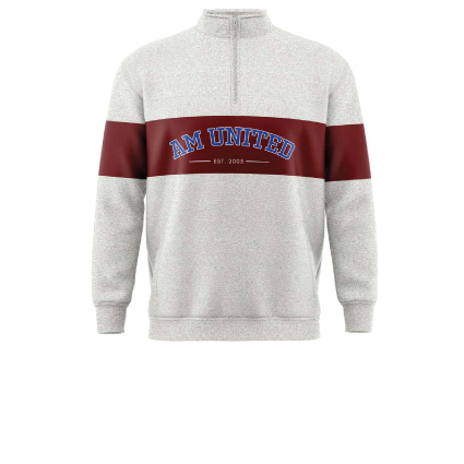 AM United Hockey Club Qtr Zip 
