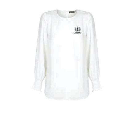 Antionio School Shirred LS Top Womens