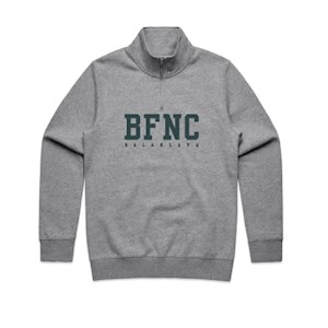 Balaklava FNC EMB Qtr Zip - Grey Marle