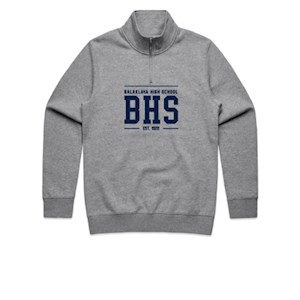 Balaklava HS Qtr Zip- Grey Marle