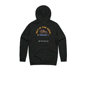 Bet in the Shed Podcast Black Hoodie