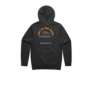 Bet in the Shed Podcast Charcoal Hoodie