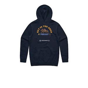 Bet in the Shed Podcast Navy Hoodie