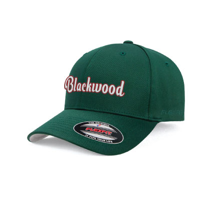 Blackwood FC Flexfit Script Cap - White