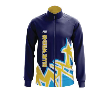 Blue Wren Netball Club Retro Track Jacket