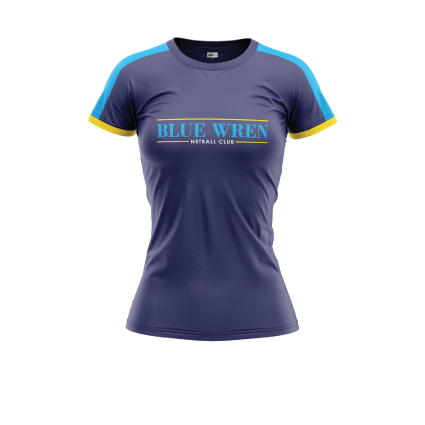Blue Wren Netball Club Warm Up Tee