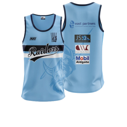 Bridgewater Raiders Cricket Club Training Singlet