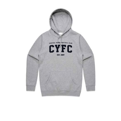 CYFC Embroidered College Hoodie - Grey Marle