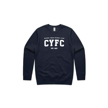 CYFC Embroidered College Crew - Navy