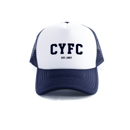 CYFC Navy/White Trucker Cap