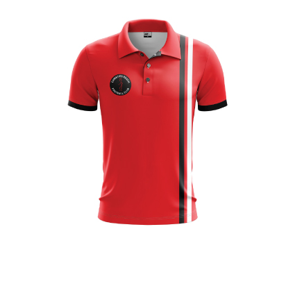 Christies Beach FC Polo- Red