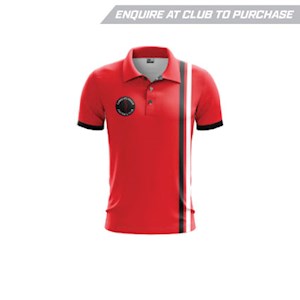 Christies Beach FC Polo- Red