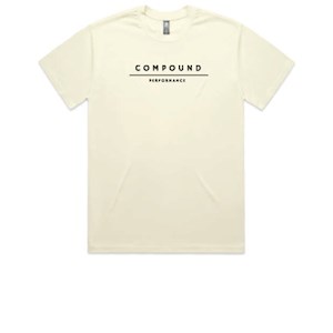 Compound Performance Heavy Tee - Butter