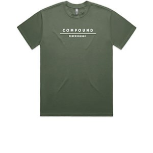 Compound Performance Heavy Tee - Cypress