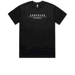 Compound Performance Heavy Tee - Black