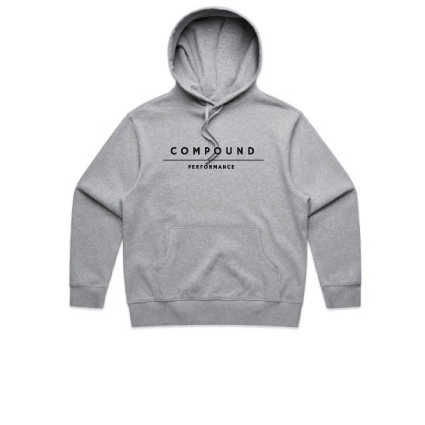 Compound Performance Heavy Hood Jumper - Grey Marle