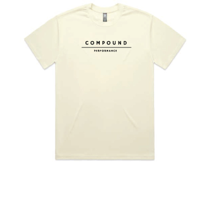 Compound Performance Heavy Tee - Butter