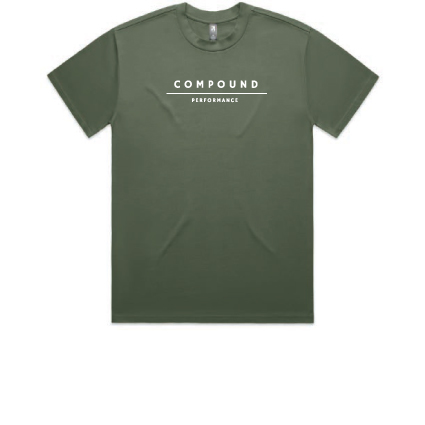 Compound Performance Heavy Tee - Cypress