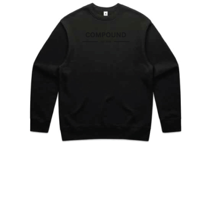 Compound Performance Relax Crew Jumper - Embroidered