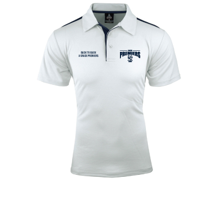 Coorong Cats B2B Premiers Polo - White