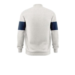 Coorong Cats Panel Qtr Zip - Grey Marle