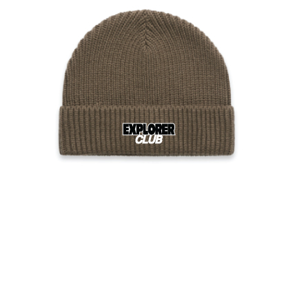 Explorer Caravans Gauge Beanie - Walnut