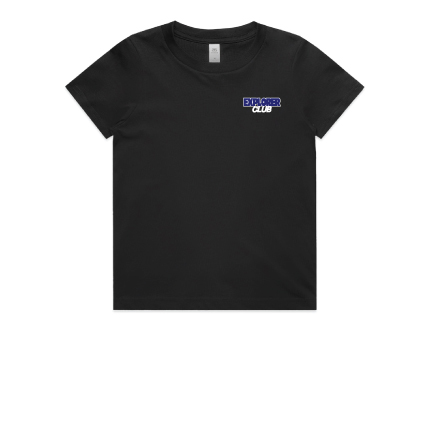 Explorer Caravans Kids Tee - Black