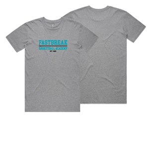 Fastbreak Basketball Printed T-Shirts - Grey