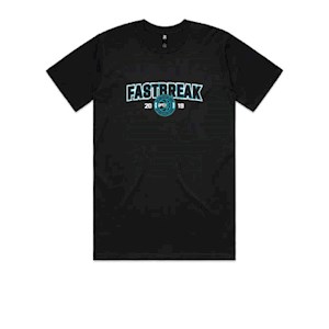 Fastbreak Basketball Printed T-Shirts - Grey Marle