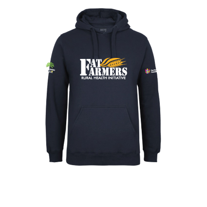 Fat Farmers Navy Hoodie 