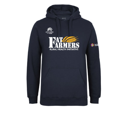 Fat Farmers Navy Hoodie 