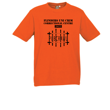 Flinders Criminology Pubcrawl T-Shirt